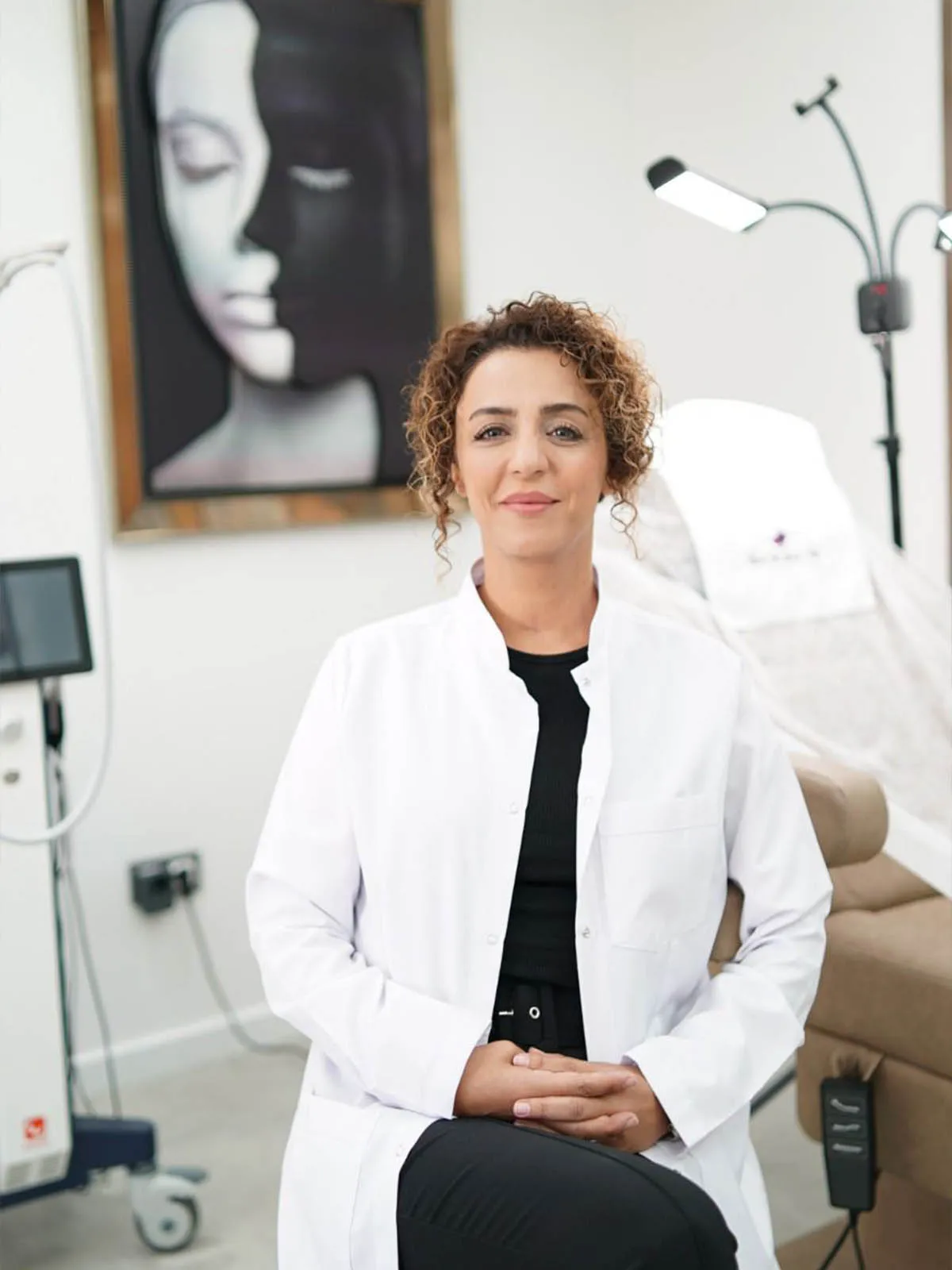 Dr. Suzan Alp at her practice in Tuzla