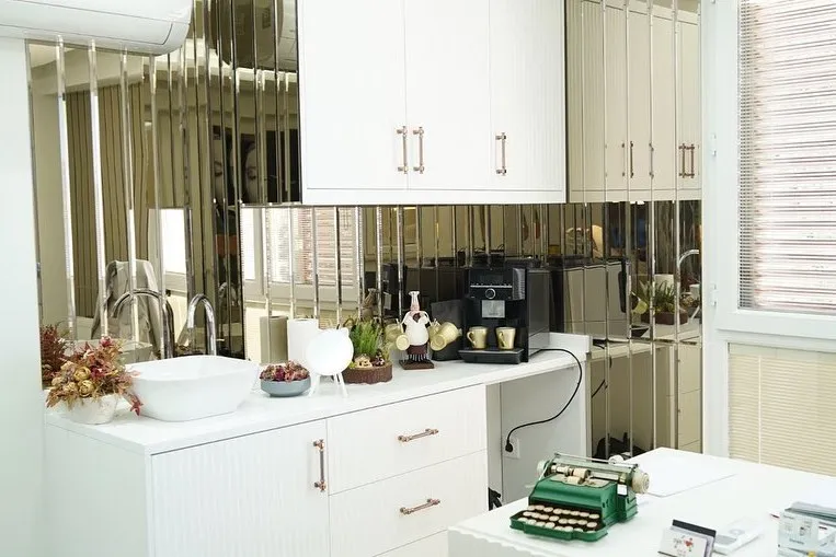 The preparation area of the practice